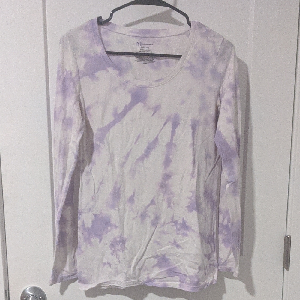 Tie-Dye Long Sleeve Top